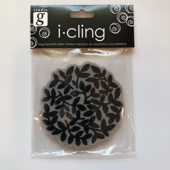STUDIO G Floral + Baroque i-Cling Foam Cling Rubber Stamps Set of 2, RARE, NEW! - Picture 8 of 12